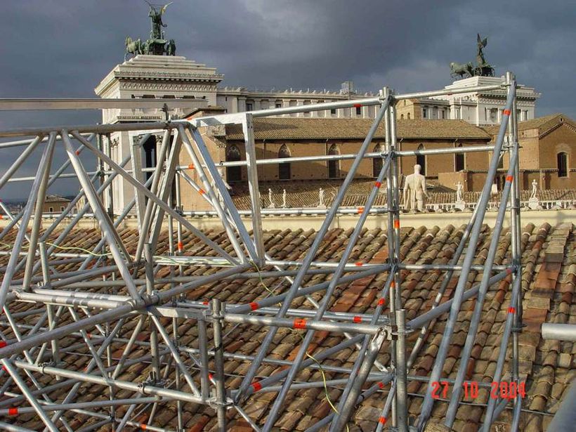 Copertura cortile interno dei Musei Capitolini / work in progress